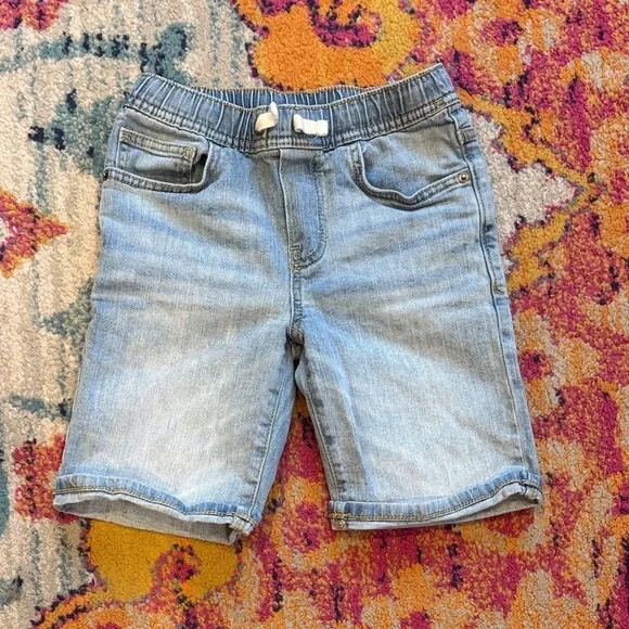 Cat & Jack Light Blue Denim Shorts - Picture 1 of 4